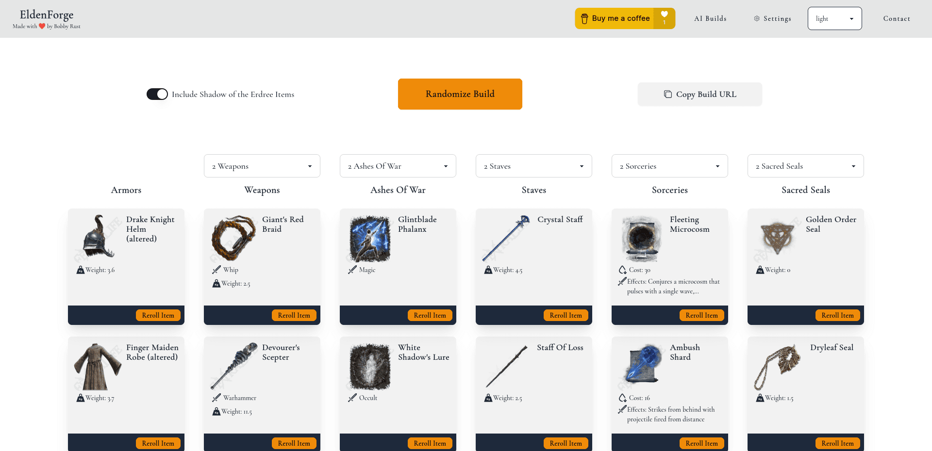 EldenForge page